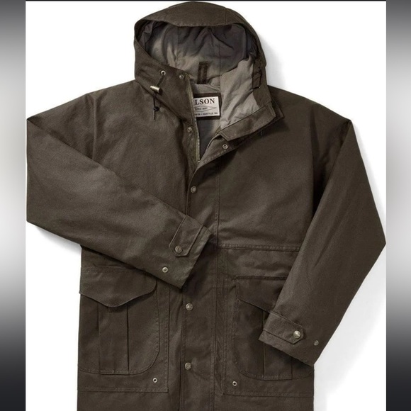 Filson Jackets & Coats Filson All Season Wax Rain Coat Medium